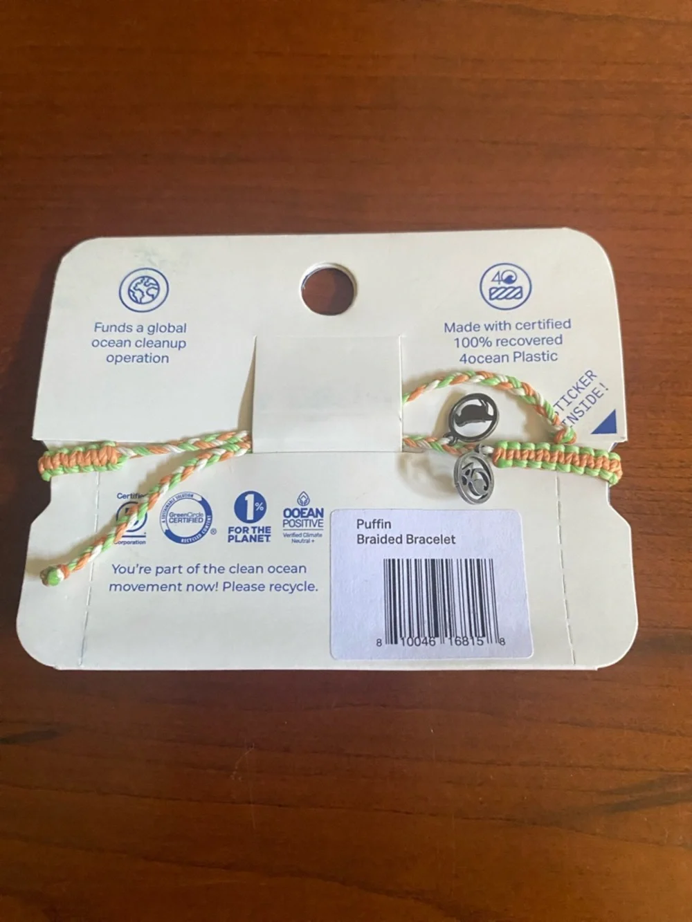 4Ocean Bracelet. Helps clean up the Ocean! NWT - Picture 2 of 2